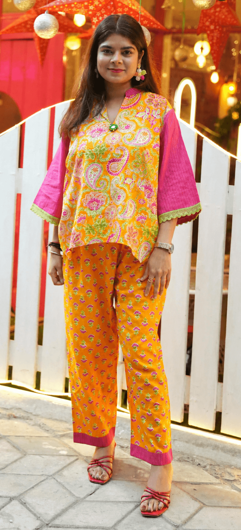 Mango Drama Coord Set