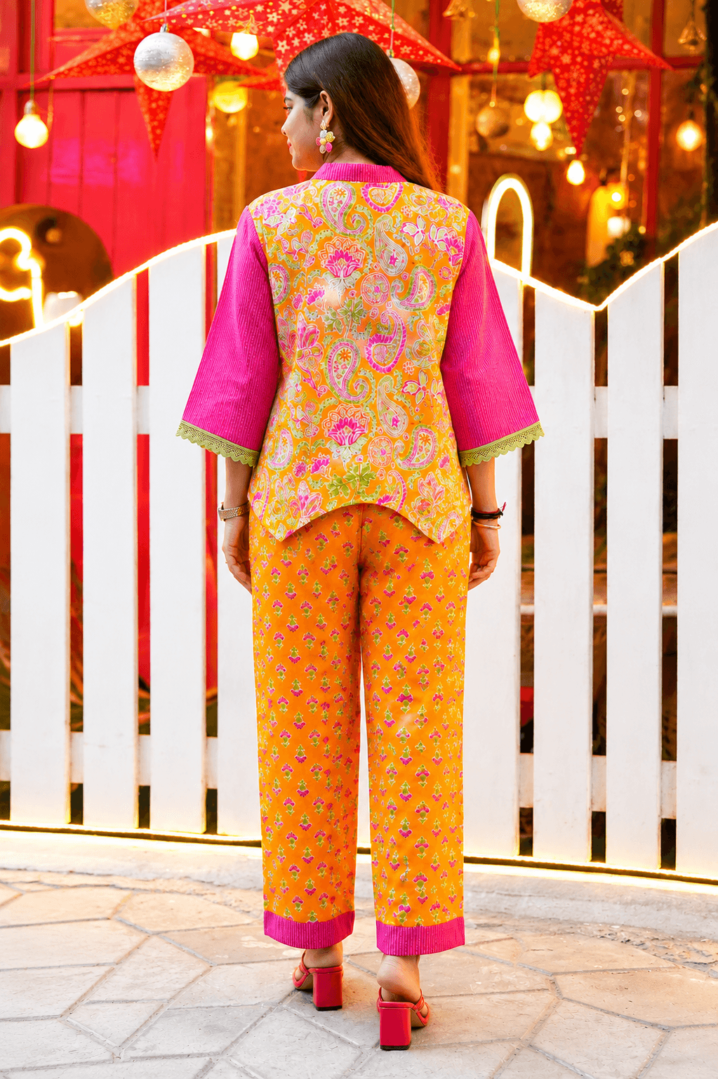 Mango Drama Coord Set view 2