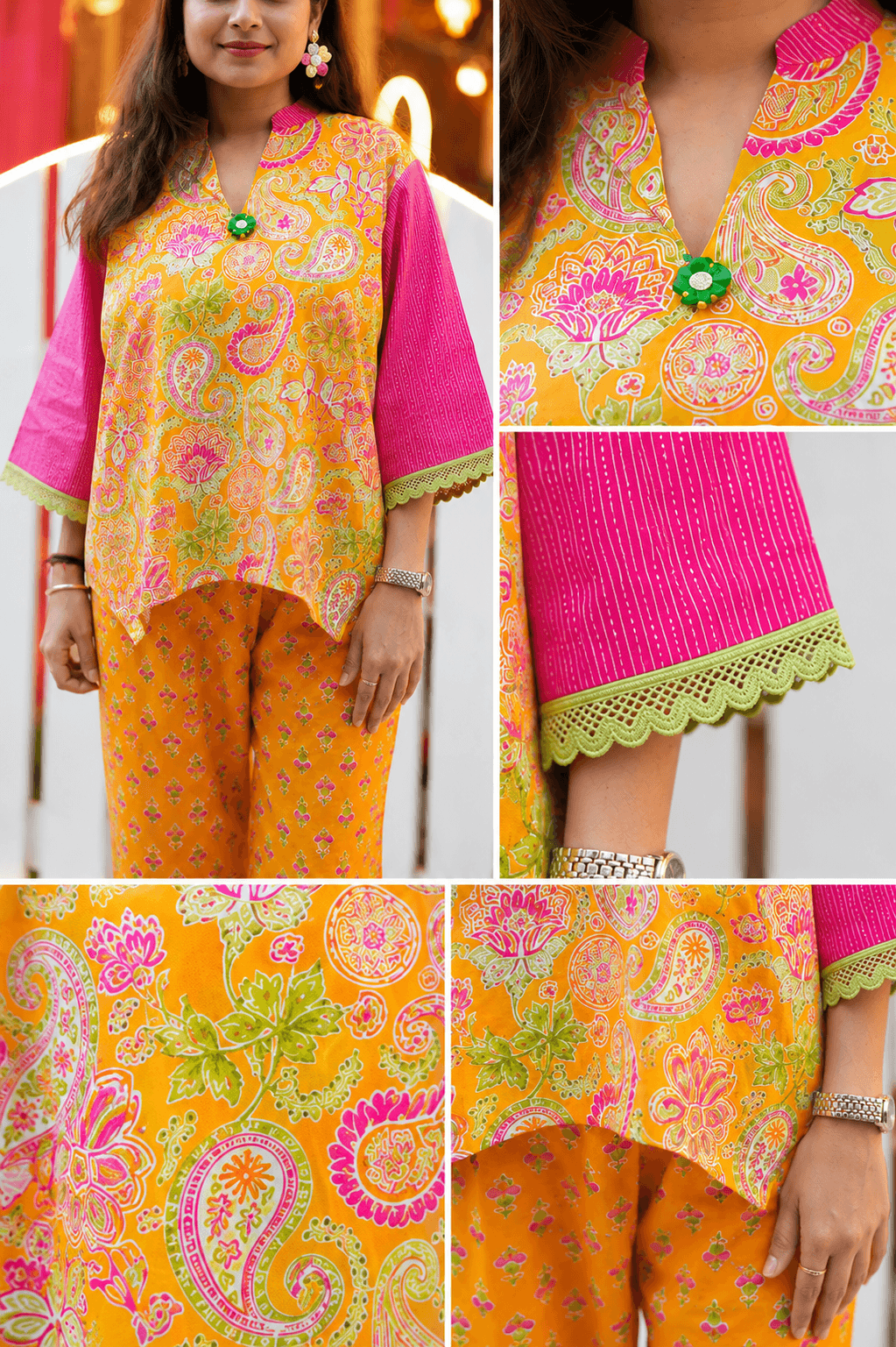 Mango Drama Coord Set view 7