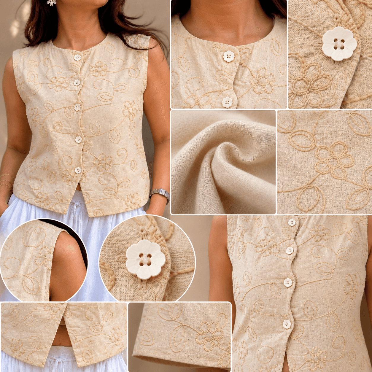 Wildflower Waistcoat view 4