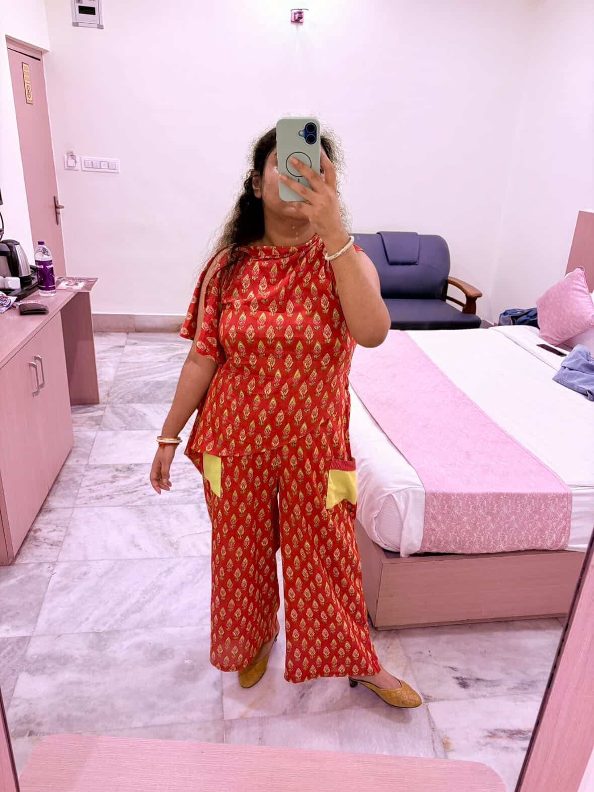 Taniya wearing Kismi Crush Coord Set
